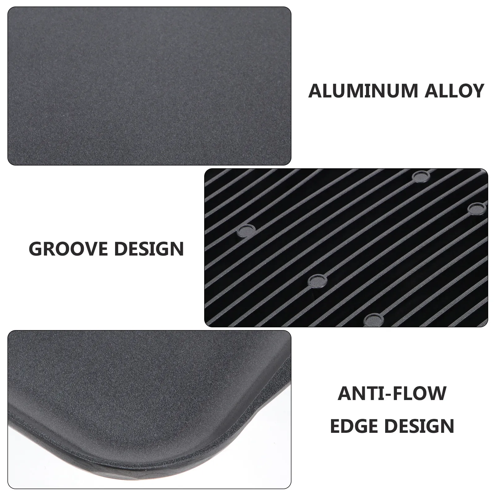 1Pcs Sturdy Aluminum Alloy Defrosting Pan Fast Defrosting Tray for Home Restaurant Use Thawing Steak Chicken Breast