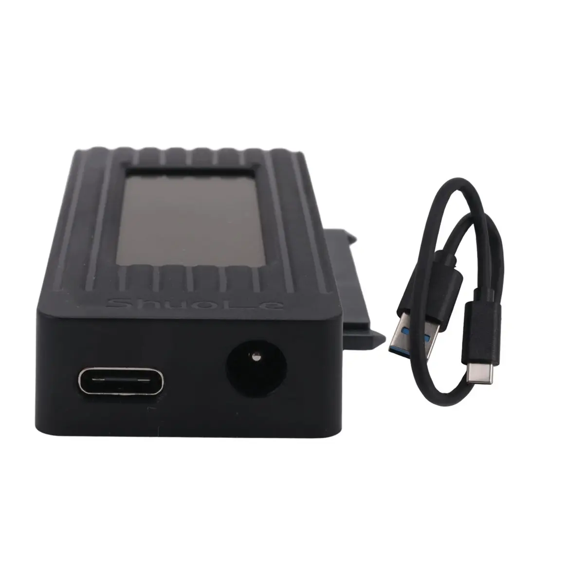 Boîtier de disque dur USB 3.1 TCE, adaptateur de disque dur 2,5/3,5 pouces, affichage numérique intelligent, câble Easy Drive