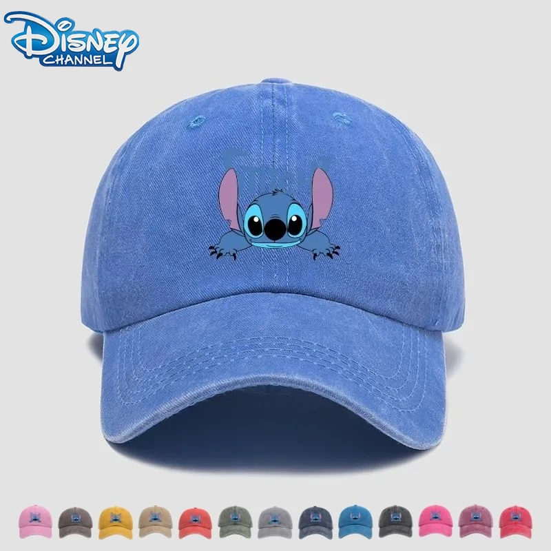 Disney Star Baby Stitch Hat Cartoon Figure Baseball Hat for Men Women  Sunshade Hat Sun Protection Party Gift Christmas