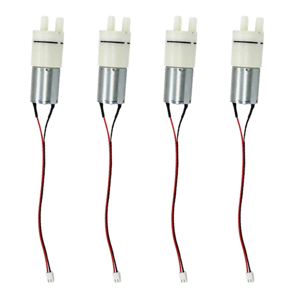 

Four 12V Water Pumps With 2-pole Connectors And 160mm Cables Suitable For Water Dispensers And Tea Stoves.