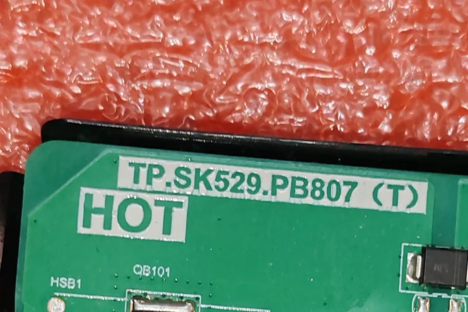 TP.SK529.PB807(T) اللوحة الأم لتلفزيون شبكة WiFi، تم اختبارها جيدًا، صورة مادية لـ 35--110V 410ma 75w 1G+8g