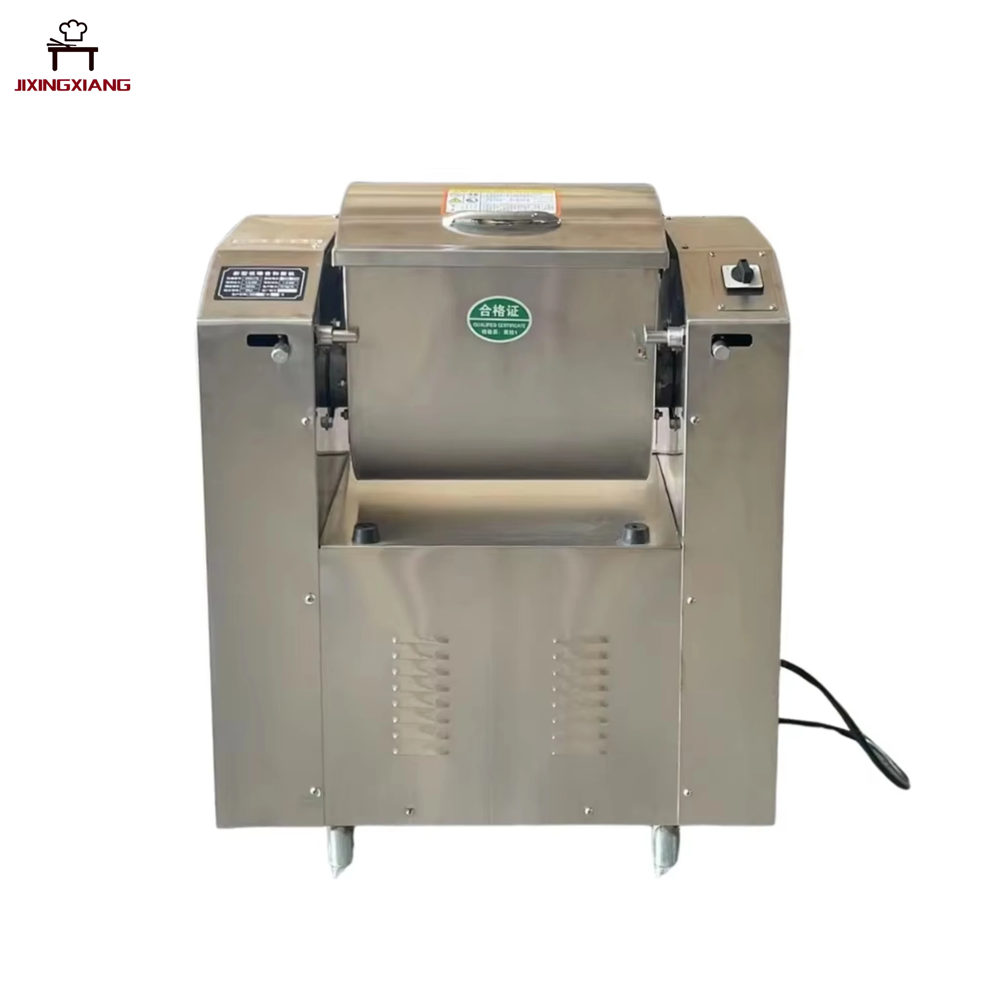 

Large 15kg Horizontal Dough Mixer Commercial Kitchen Equipment Stainless Steel for Bakery Flour Mill Wheat Flour Raw Materials
