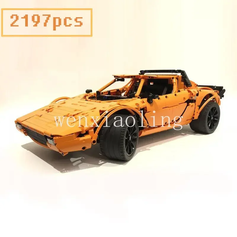 

Абсолютно новые строительные блоки MOC-16813 1974 Stratos Stradale HFFairlady - GT3 RS, Высокоскоростная Модель автомобиля