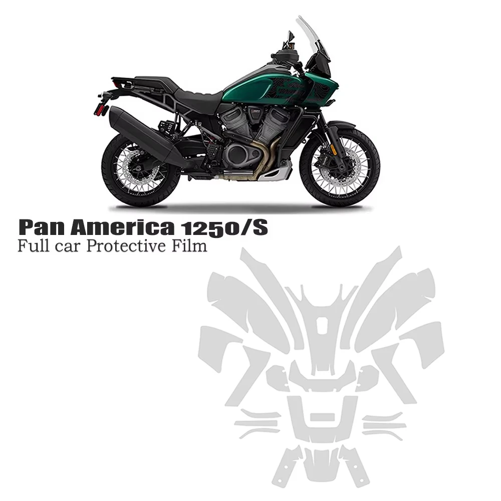 

Для Pan America 1250 PPF мотоциклетная защитная пленка для краски, обтекатель, невидимый комплект, защитная пленка для тела PA1250, ТПУ PA 1250 S