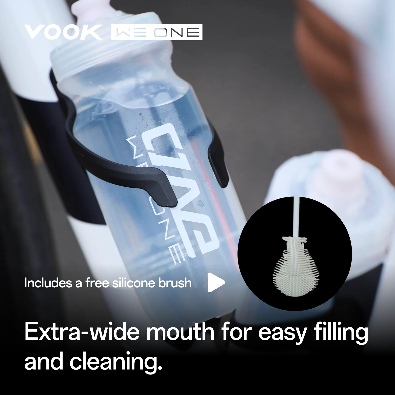Bidon rowerowy Vook, lekki bid – Mountain Biking Water Bottle recenzja i cena