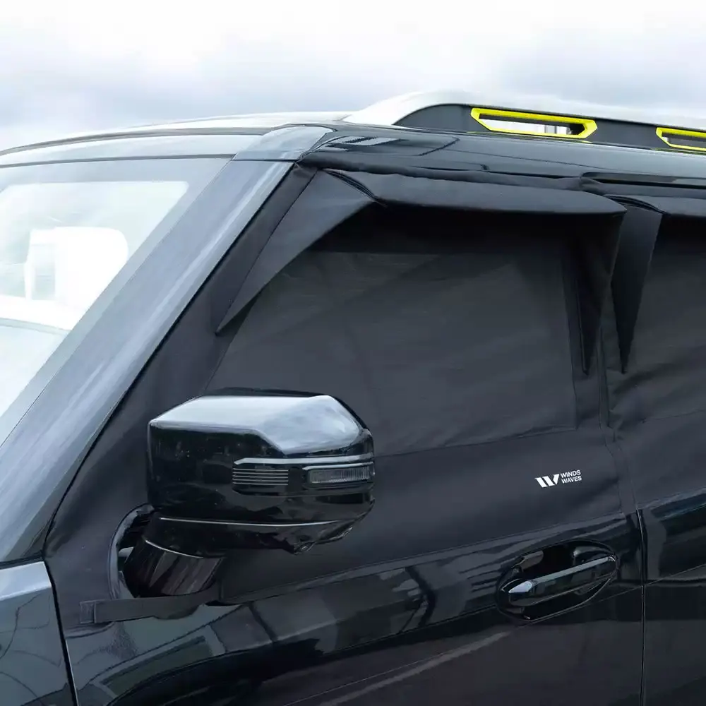 Suitable for Jetour Traveler Car Window Insect Screen Sunshade Mosquito Screen with Rain Gutter Privacy Curtain