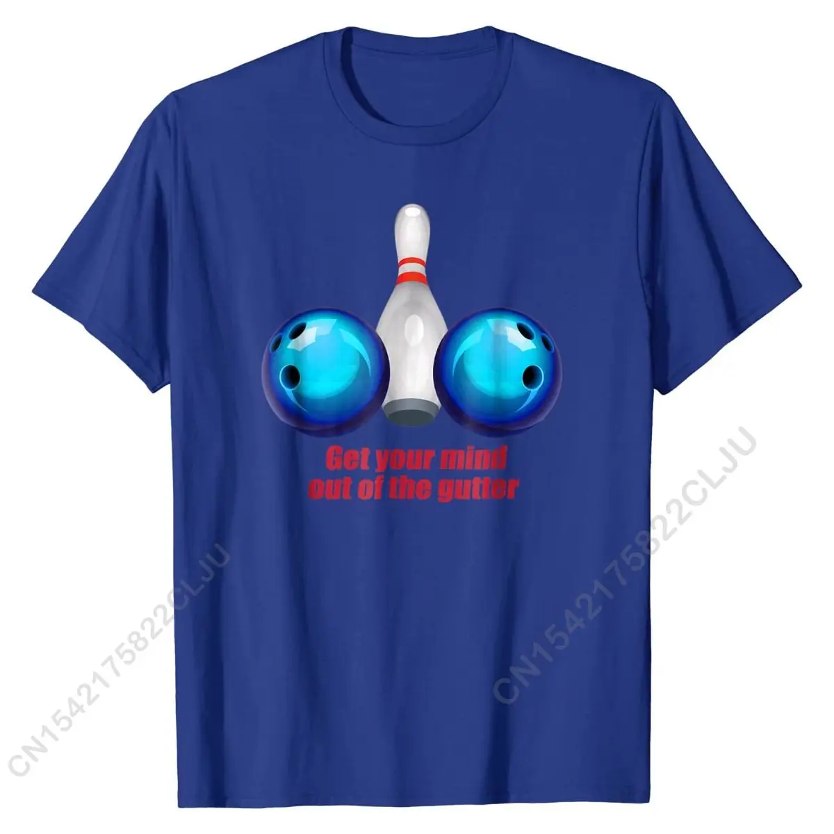 Funny Bowling Shirt Women Mind Out Of The Gutter Custom Cotton Man T Shirt Customized Plain T Shirt