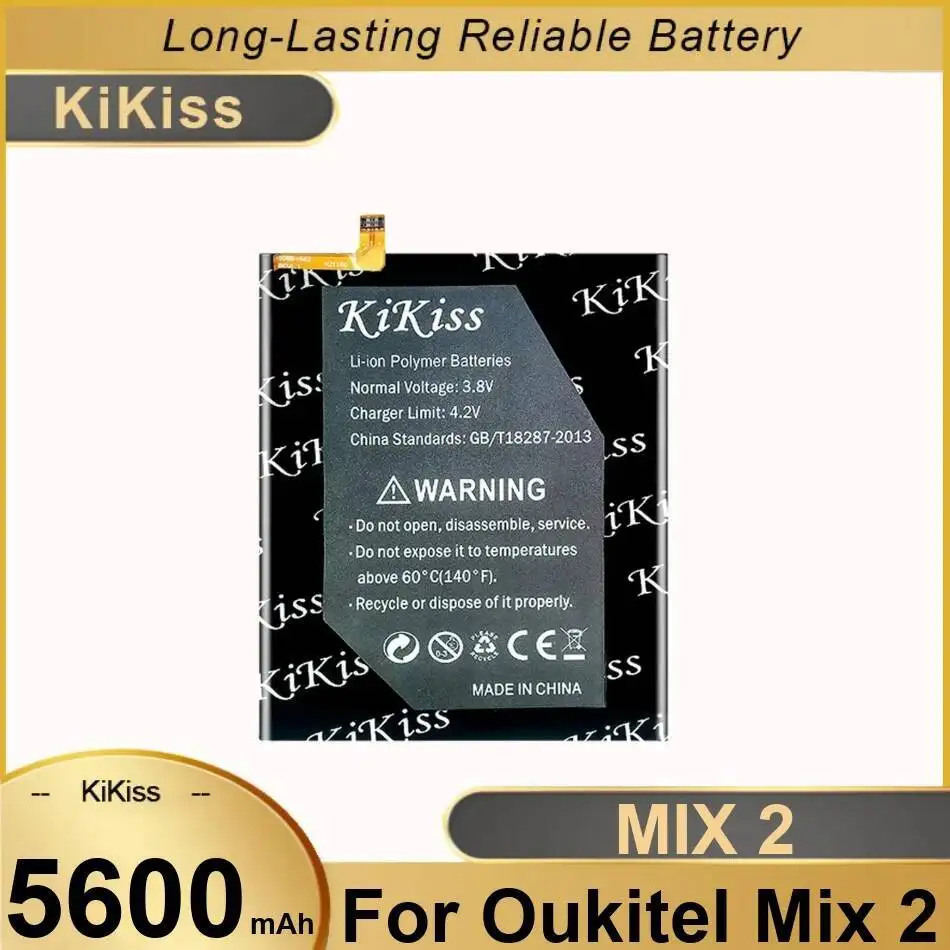 Долговечный аккумулятор мобильного телефона 5600 мАч для Oukitel Mix 2