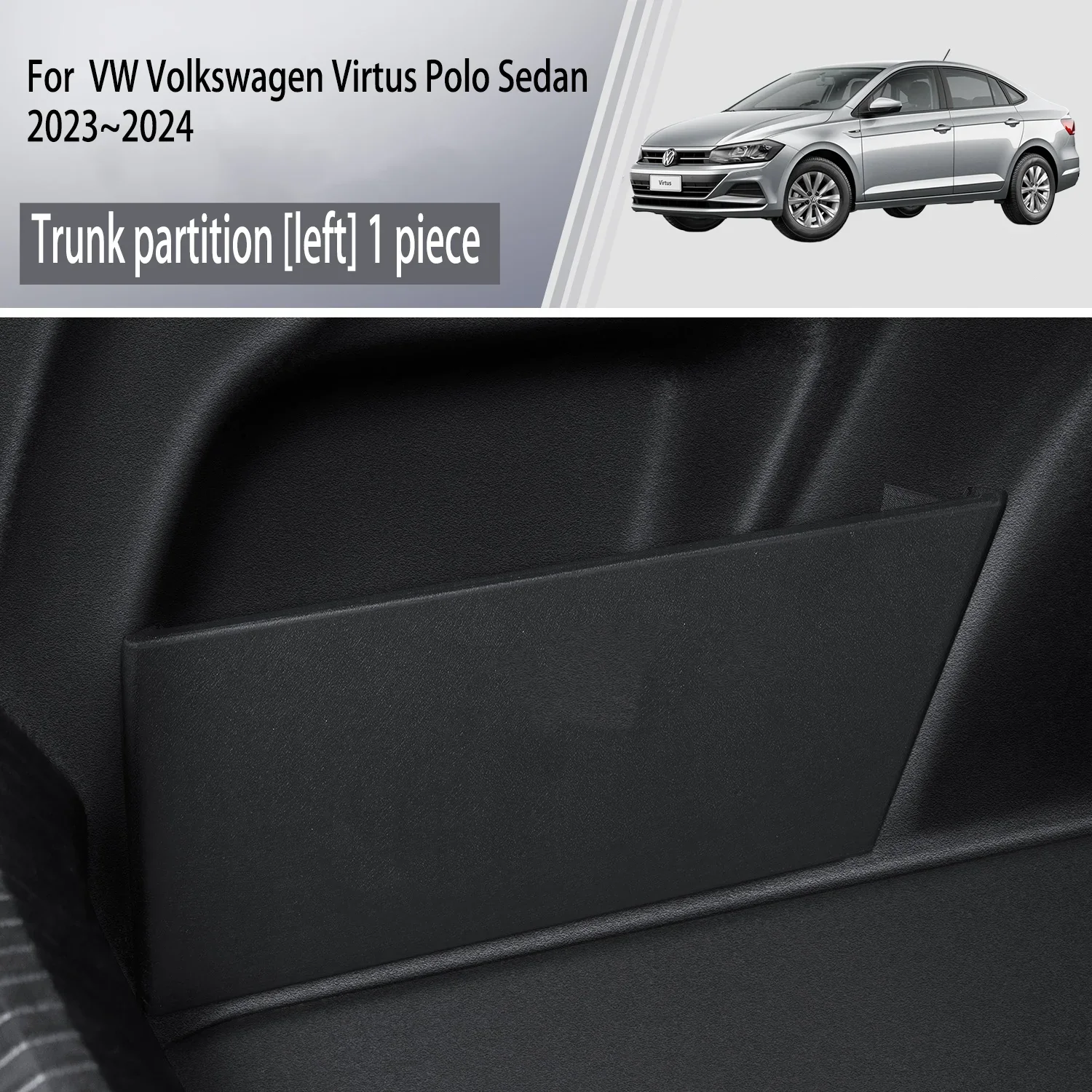 Boîte de rangement multifonction pour coffre de voiture, boîte de rangement pour VW Volkswagen Virtu