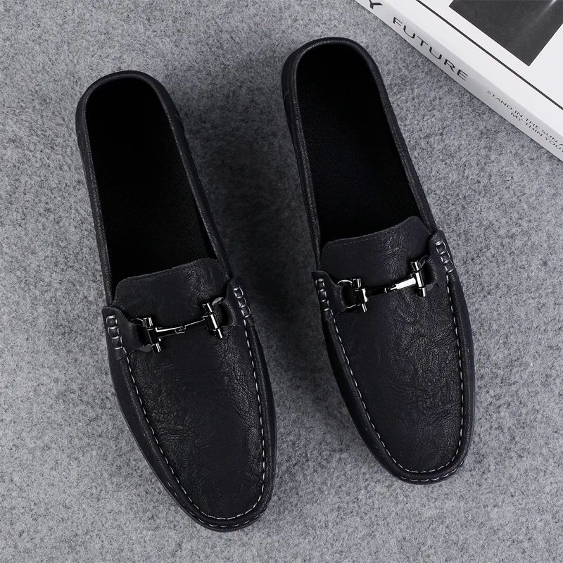 Lazy pedal Doudou shoes, daily business shoes, fashion classics, high-quality casual business loafers