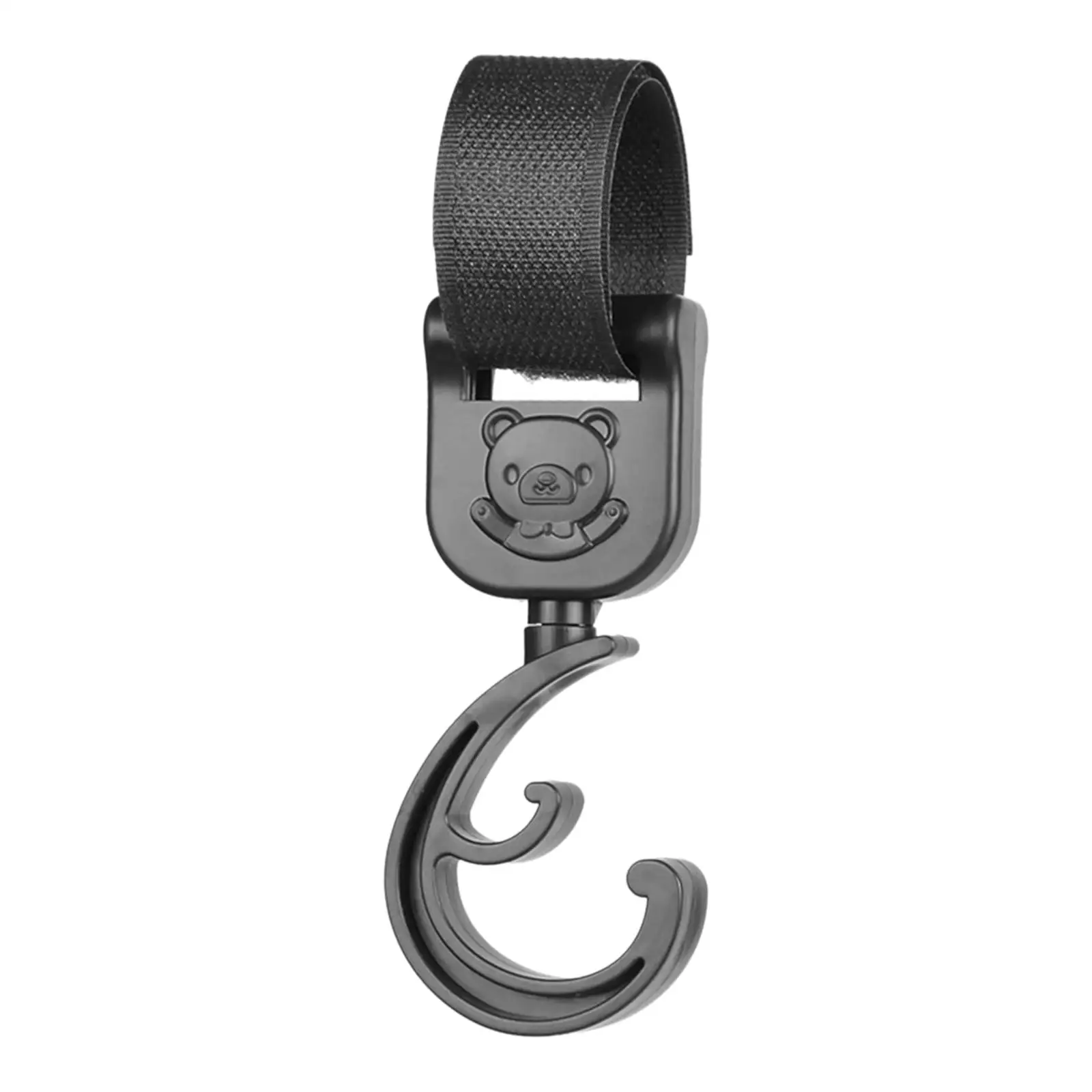 Durable PVC Stroller Hooks Adjustable Strap Multipurpose Bags Holder Hanger for Baby Pushchair Organizer Accessory view 3