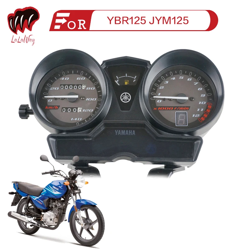 

For YAMAHA YBR125 JYM125,Motorcycle Odometer Speedometer Gauge Signal Dual Digital Display KM/H Instrument assembly