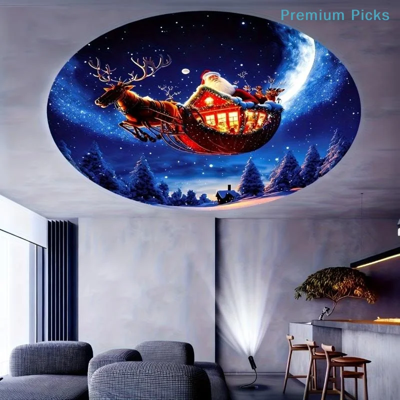 portable1 Set Projector Light Multiple Rotatable Projection Effects for Bedroom Camping Tent Ambient Decor