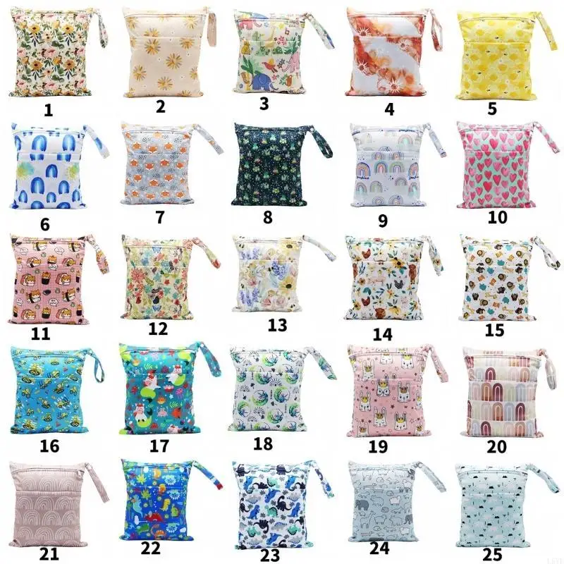 L5YF 방수 아기 기저귀 가방, 가정 및 여행을 위한 청소가 쉬운 디자인 경량 핸드백 보관 솔루션