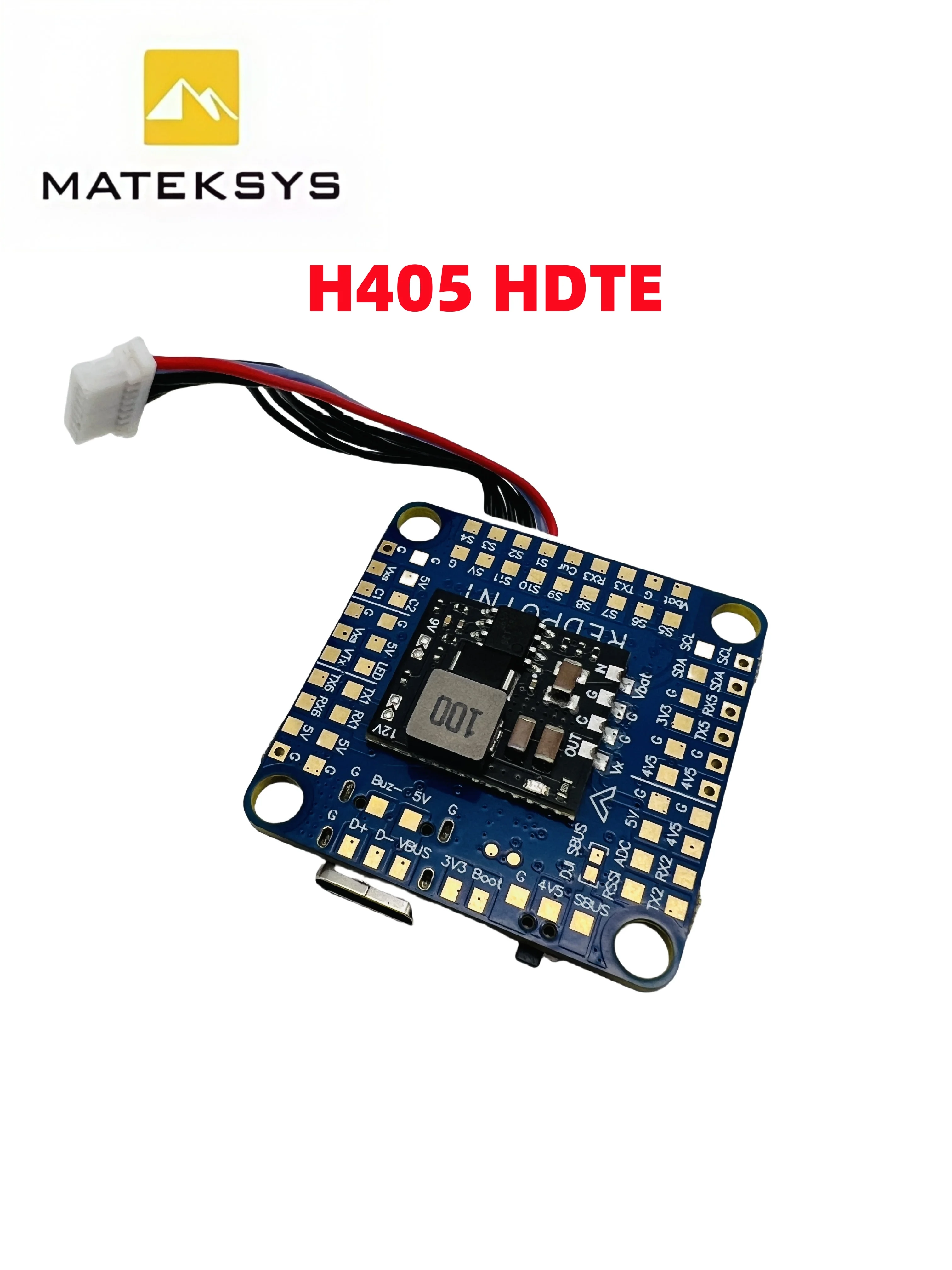 

MATEK F405 HDTE F4 Flight Controller BLHELI-S-60A 4in1 ESC HV 2-6S for RC FPV Multirotor Drone