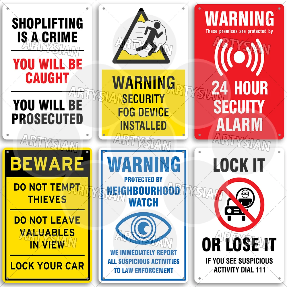 Crime Prevention Signs