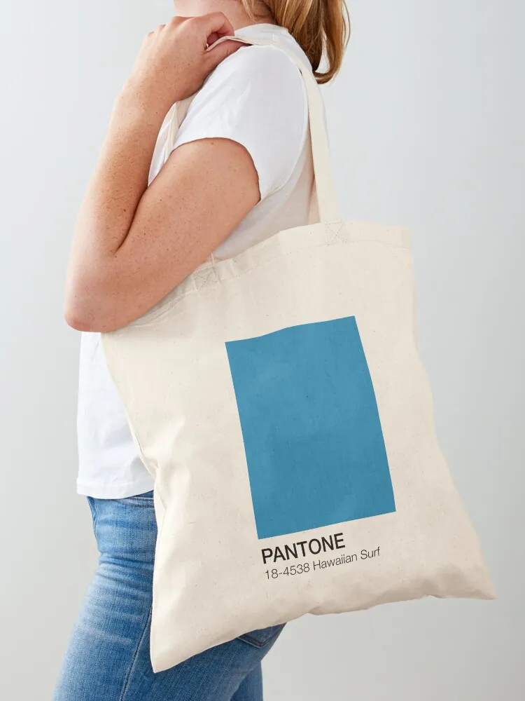 

Marina Blue Pantone Shade Tote Bag tote bag woman shopper bags tote bags aesthetic bag screen