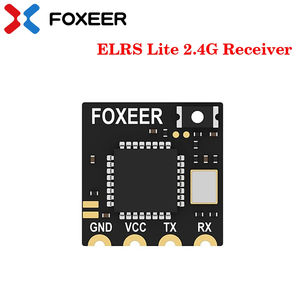 FOXEER ELRS Lite 2.4G odbiornik ESP8285 + SX1280 2400GHz-2500GHz 5V dla ELRS 2.4G TX RC FPV Freestyle dron dalekiego zasięgu