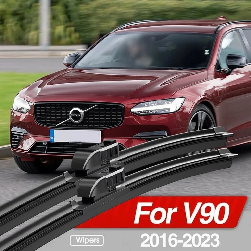 

Для Volvo V90 2016-2023: Комплект из 2 щеток стеклоочистителя лобового стекла, аксессуары для окон 2017 2018 2019 2020 2021 2022