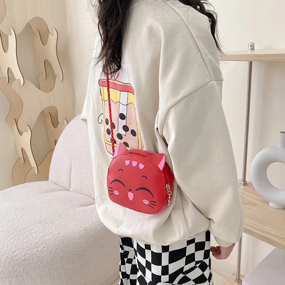 حقيبة أطفال لطيفة للفتيات حقيبة كاواي حقيبة كتف صغيرة عبر الجسم حقيبة كاجوال عصرية للعملات المعدنية مدمجة لهدايا عيد ميلاد الأطفال #2