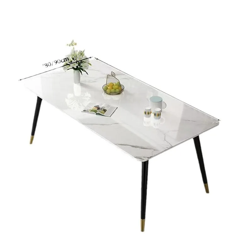 

Slate, dining table, small apartment, household, modern, simple, light luxury, rectangular