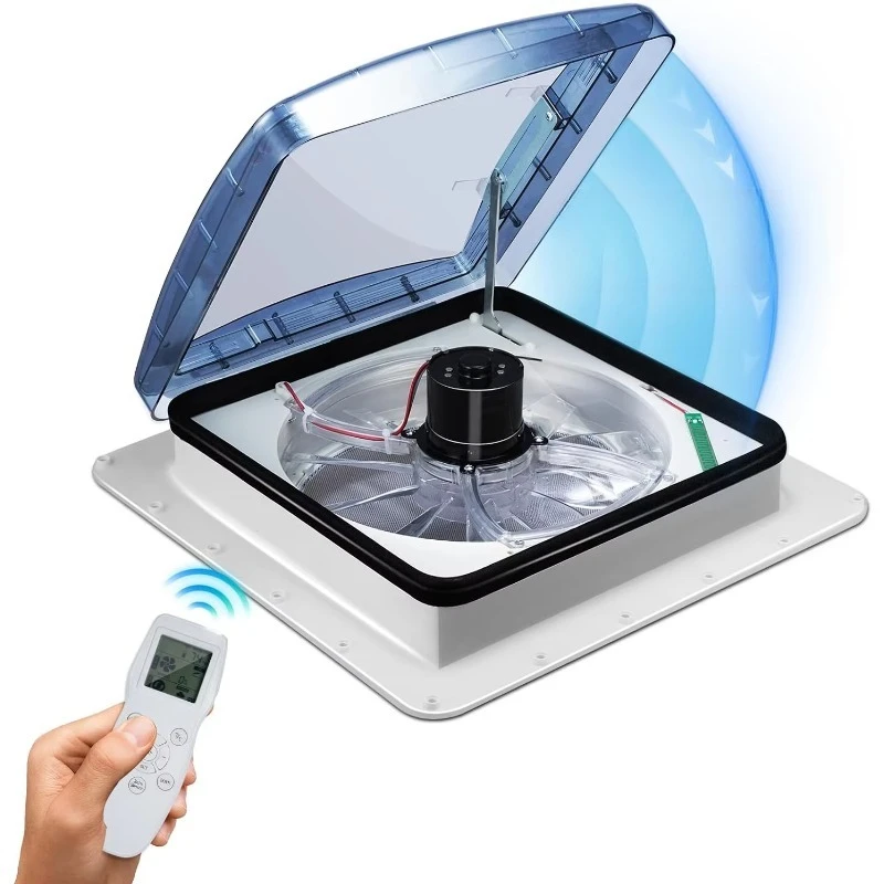 RV 부품 액세서리 캠퍼카 RV 지붕 환풍기 팬 해치 트레일러 환기 12v