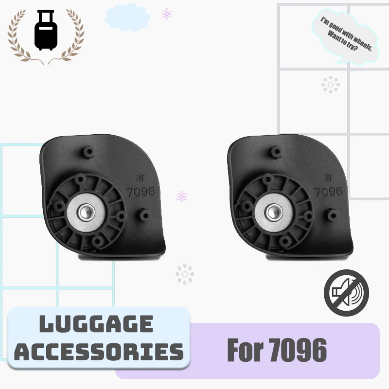 

For 7096 【Wear-resistant Upgrade Version】Luggage Wheel Accessory Set + Installation Tools - Quiet and Smooth