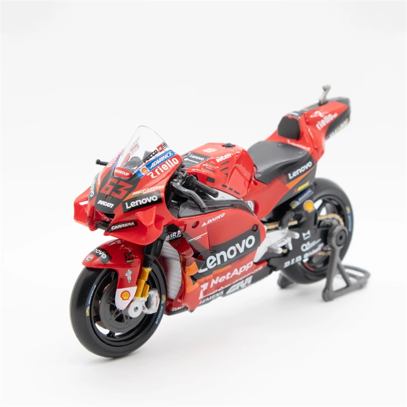 Maisto 1:18 Ducati Gp Lenovo Team #63 Desmosedici Pecco Bagnaia 2022 Model Motor