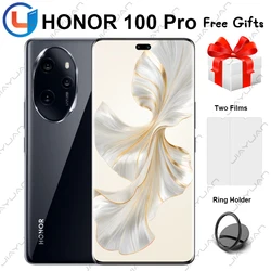 HONOR-teléfono inteligente 100 Pro 5G, Smartphone Original con pantalla de 6,78 pulgadas, 120Hz, Snapdragon 8 Gen 2, cámara de 50MP, batería de 5000mAh, 100W, supercarga