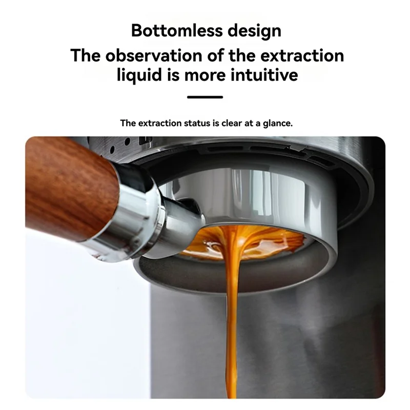 Double Spout 51Mm For Homix Hibrew H11 Oster Cecotec Phico Brayer Coffee Machine Portafilter With Cups Basket