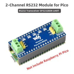 Raspberry Pi Pico modulo RS232 a 2 canali SP3232EEN ricetrasmettitore UART a RS232 per RPi Pico fornire tutorial