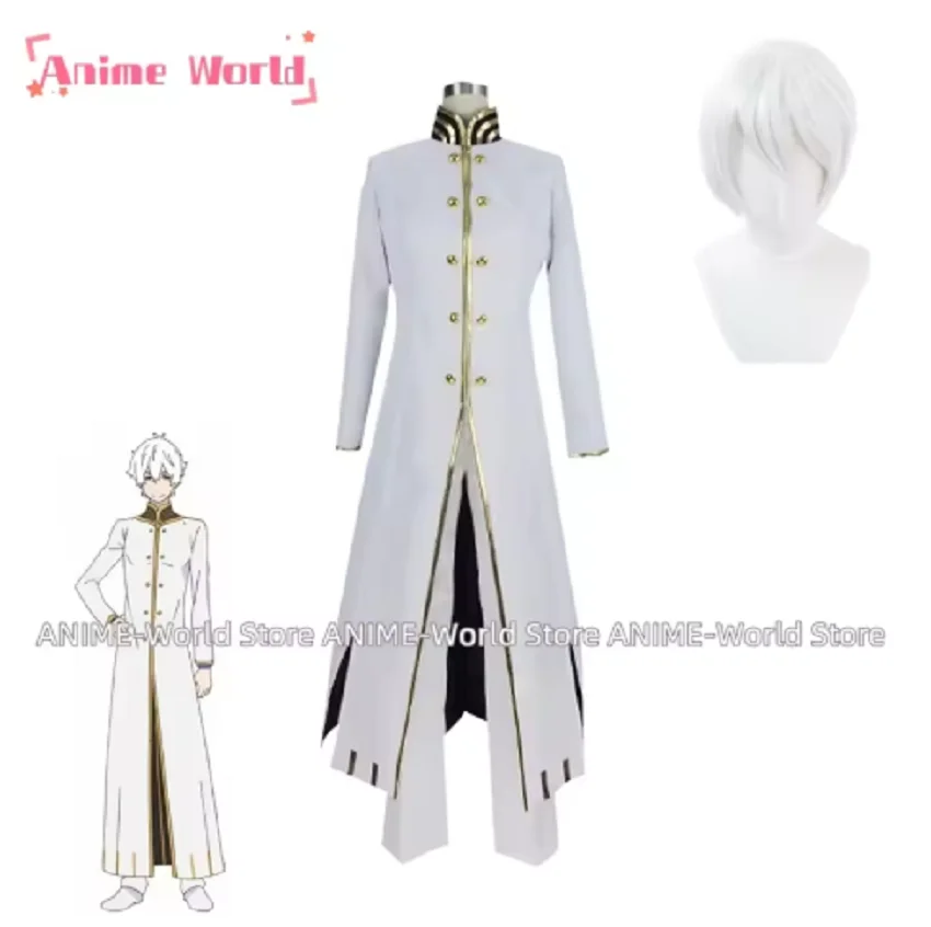 

《Custom Size》Anime Regulus Corneas White Coat Cosplay Costume Cos Wig
