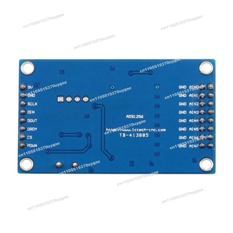 ADS1256 24-bit 8-channel ADC AD Module, High-precision ADC Acquisition Data Collection Card XD-86