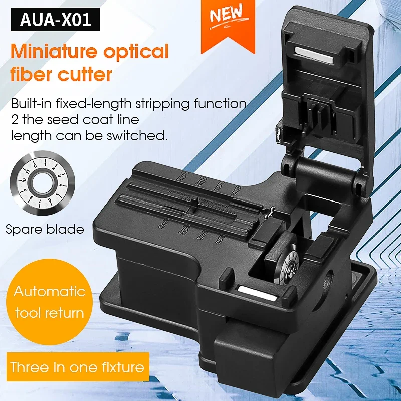 

COMPTYCO AUA-X01 Mini Optical Fiber Cleaver Fiber Cutter Cable Cold Connection Cutting Tool