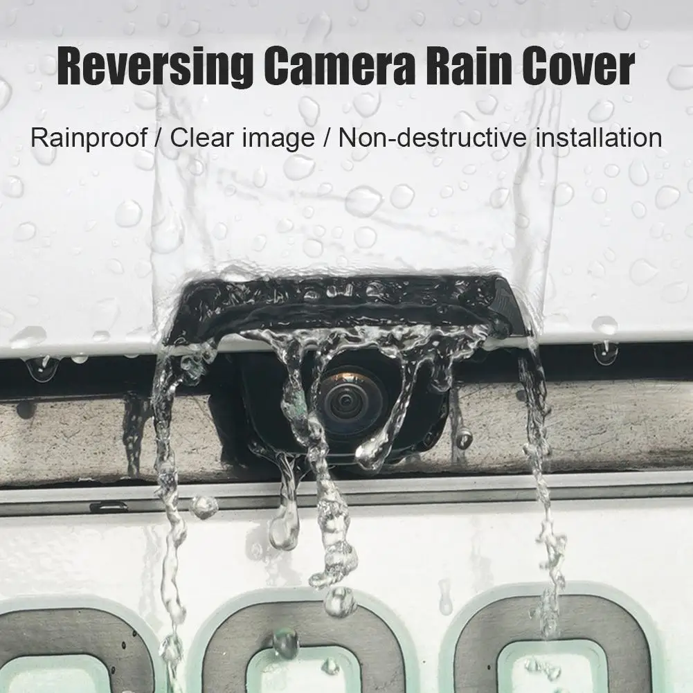 Auto Rückfahr Hinten Kamera Regen Abdeckung Auto Sicherheit RV Lkw Outdoor Liefert ABS Regen-Proof Auto Reverse Kamera Abdeckung teile