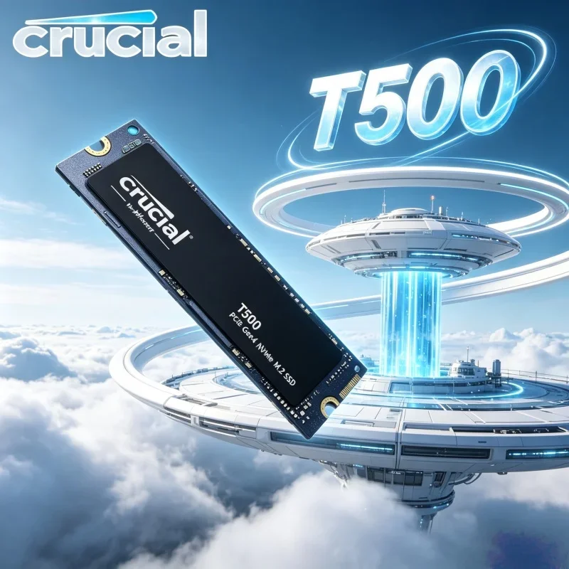 

Crucial T500 2TB PCIe4.0 NVMe M.2 SSD Max 7300MB/s Speed Large Capacity Internal Storage Disk Compatible With Laptop Desktop