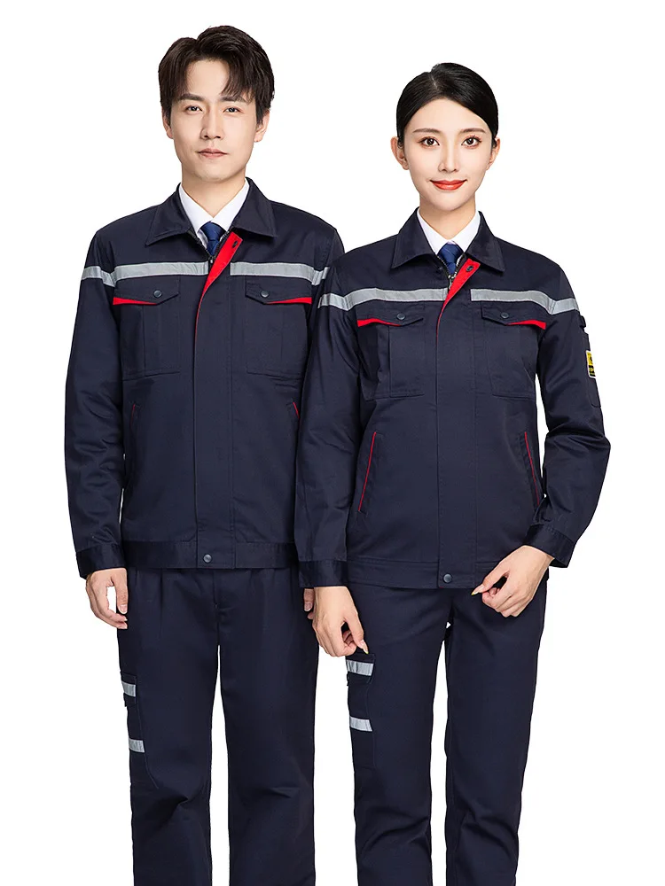 Anti static work clothing for men women Hi vis safety working Uniforms Electrical workshop repairman worker Coveralls Customize