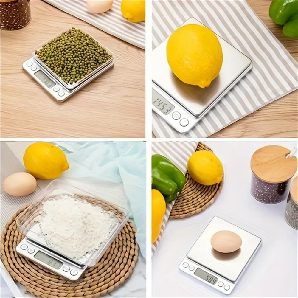 2019 Portable Electronic Food Scales 3000g/0.1g Postal Kitchen Jewelry Weight Balance Digital Scale 500g 0.01 Precision Scale