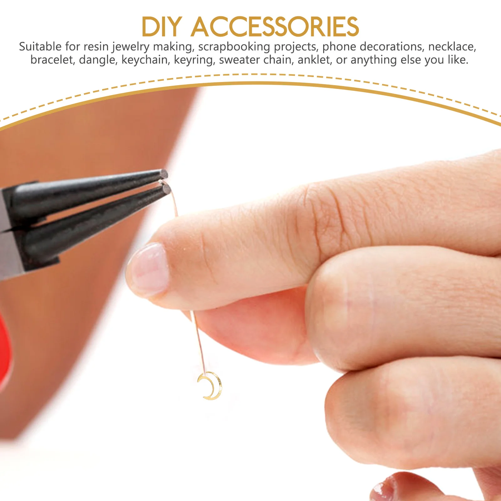 

3 Boxes Alloy Epoxy Fillers Diy Jewelry Making Accessories Handmade Craft Kits For Necklace Bracelet Keychain Dangle