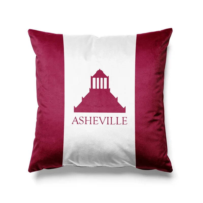 Aertemisi 18'' x 18'' Asheville North Carolina Square Throw Pillow Cushion Covers Cases Pillowcases for Sofa 45cm x 45cm