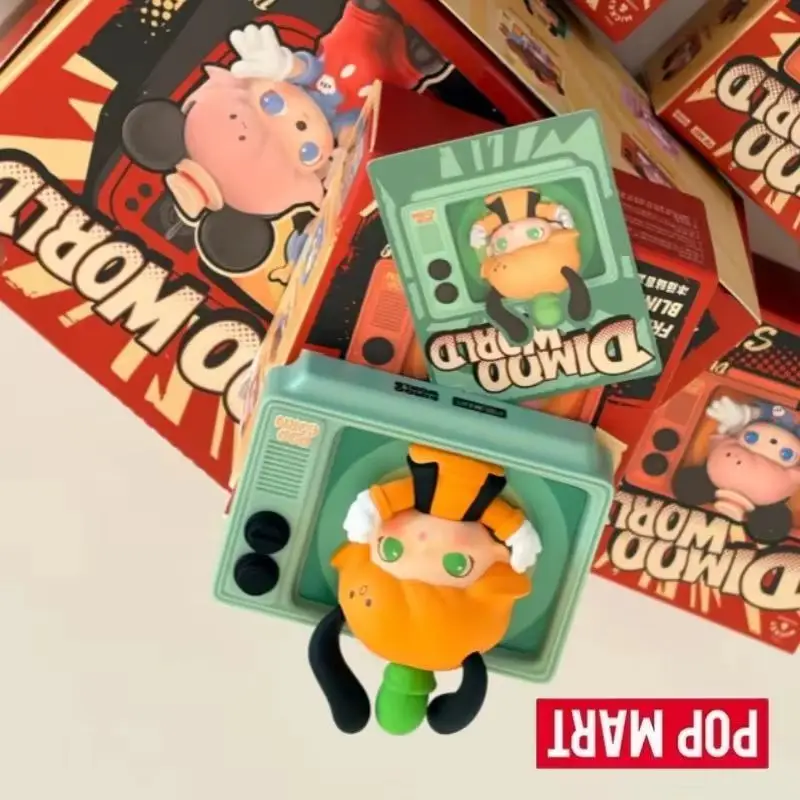 POP MART DIMOO WORLD X DISNEY Series-Fridge Magnet Mystery Box Genuine Blind Box Guess Toys Bag Ornament Figurines