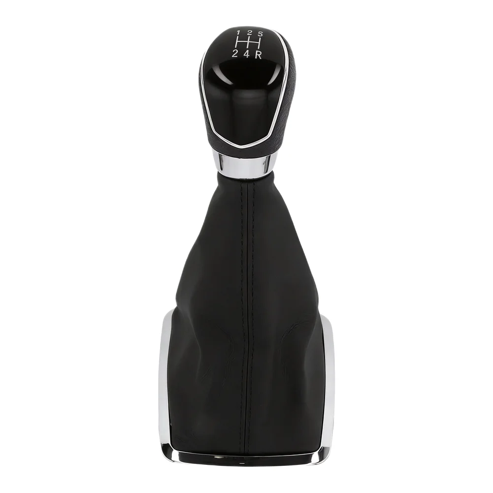 Gear Shift Knob 5 Speed with Boot Cover for For Focus MK2 MK3 MK4 Left Hand Drive Compatible with Select Models