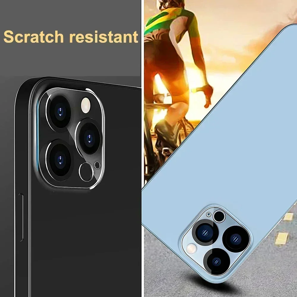 3 Pack Tempered Glass Camera Lens Protector for iPhone 15 Pro max 9H Hardness Scratch Resistant for iPhone 15 14 Plus 13 12 11