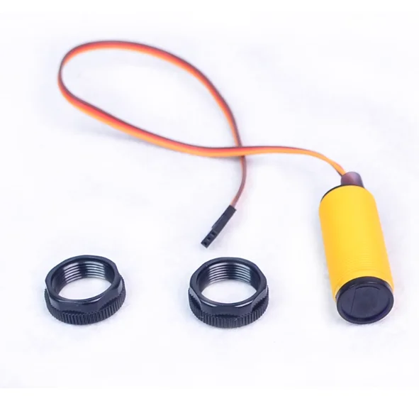 Industrial IR Obstacle Avoidance Sensor - Adjustable Detection Range, NPN Output, 5V DC, for Robot Navigation, Assembly Line Cou