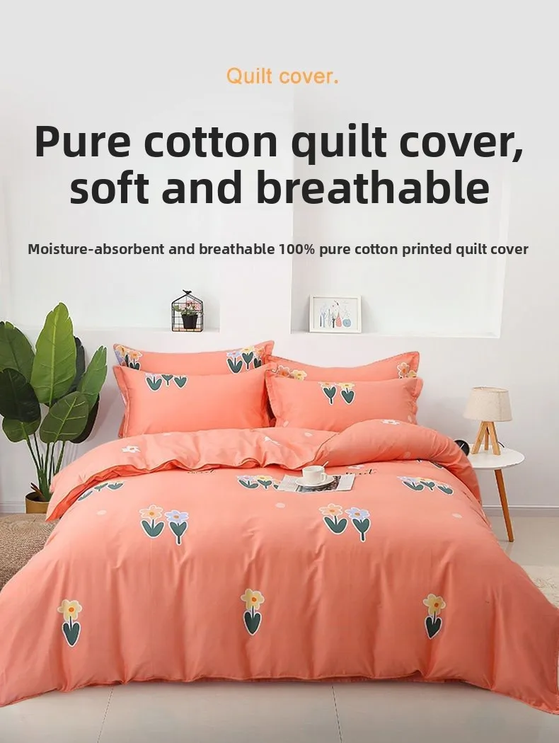 pure-cotton-100-skin-friendly-diagonal-stripe-single-piece-duvet-cover-15m-x-200x230-student-dormitory-bedding-cover