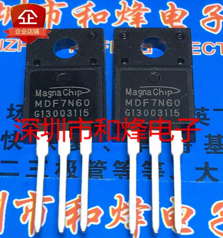 20PCS/LOT MDF7N60  TO-220F MOS 600V 7A
