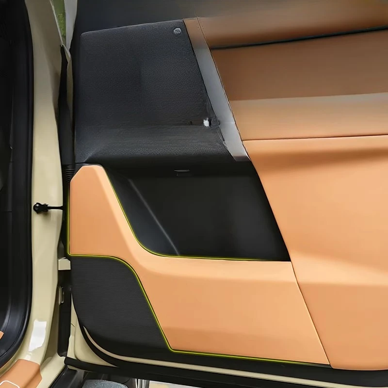 

Защитные накладки на двери автомобиля (от царапин) для Chery iCAR V27 2026, кожаные, для четырех дверей, защита кромки двери, наклейки-накладки