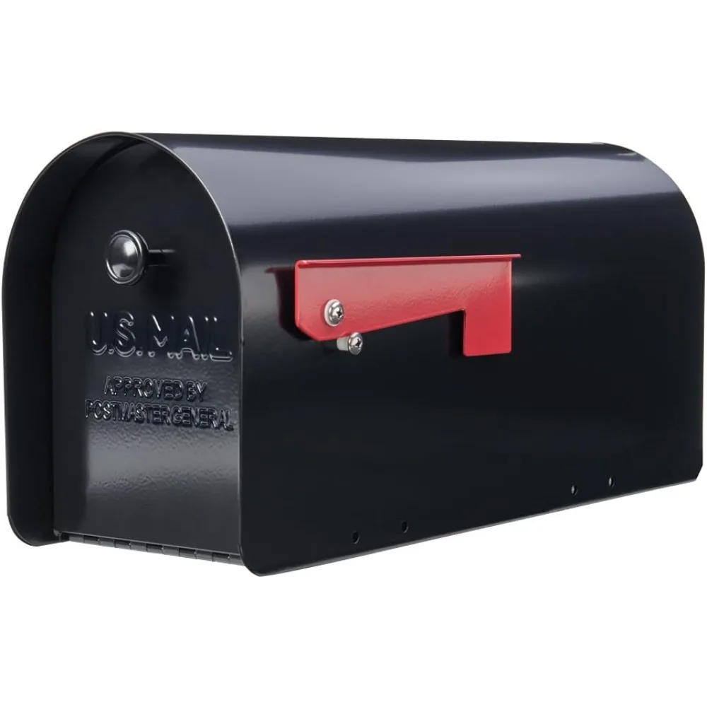 جسم Tuff ذو سعة كبيرة من الفولاذ المجلفن باللون الأسود، صندوق بريد ما بعد التركيب، TB1B0000