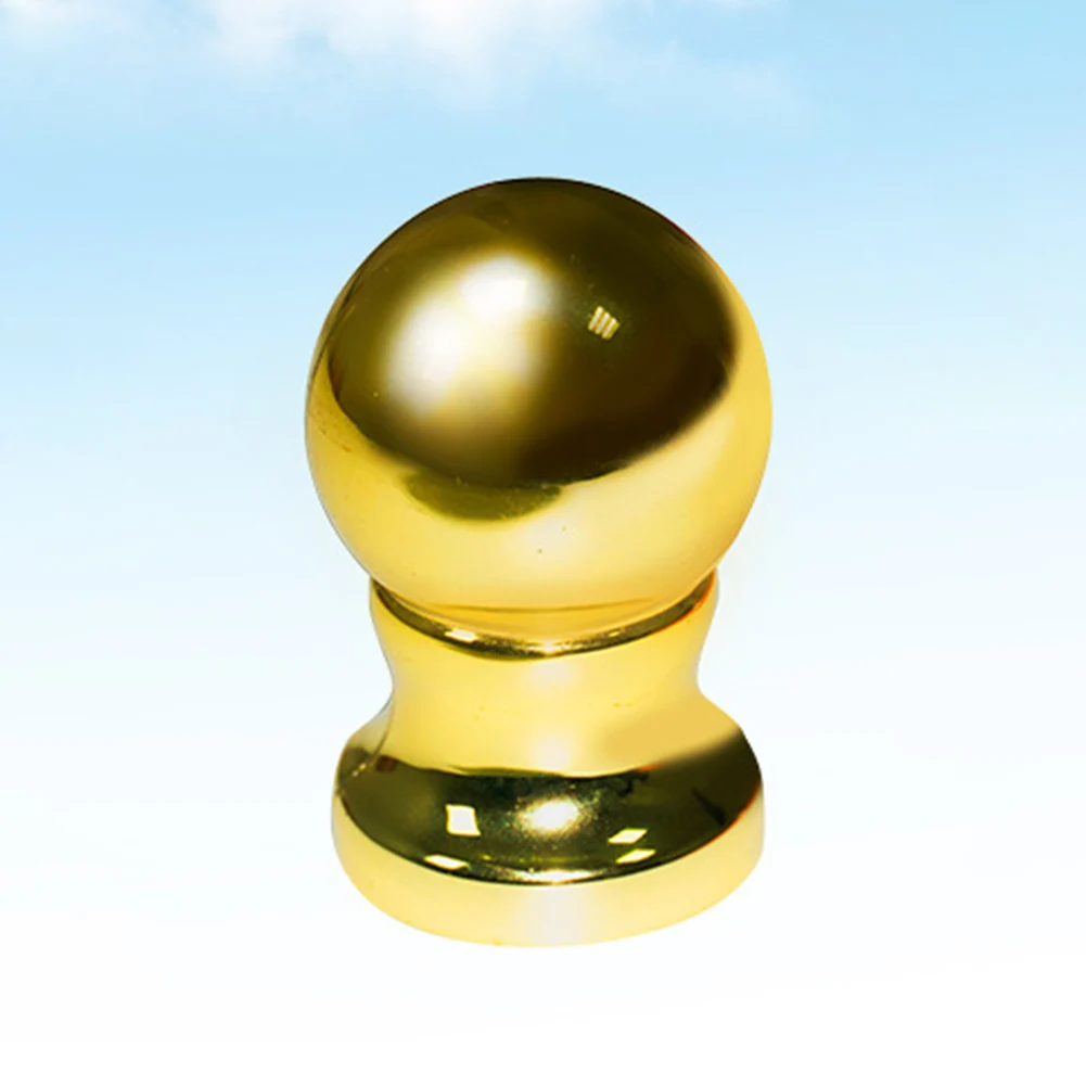 Flagpoles Ball Flagpole Finial Ball 1Pcs 4.50X4.50X7.00cm ABS Easy Installation Exquisite For Flagpoles Flagpoles