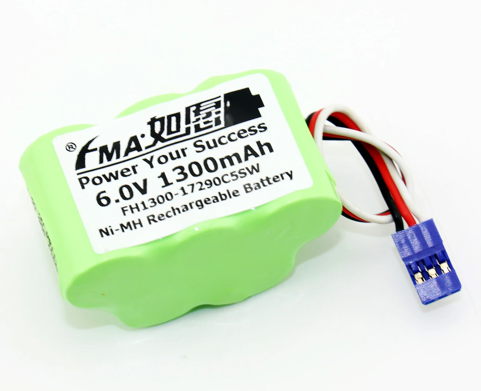 Bateria recarregável ni-mh, 6v, 1300mah, 1/2a, 2/3a, para dispositivos receptores, controle remoto sem fio, célula de alimentação de substituição de longa duração